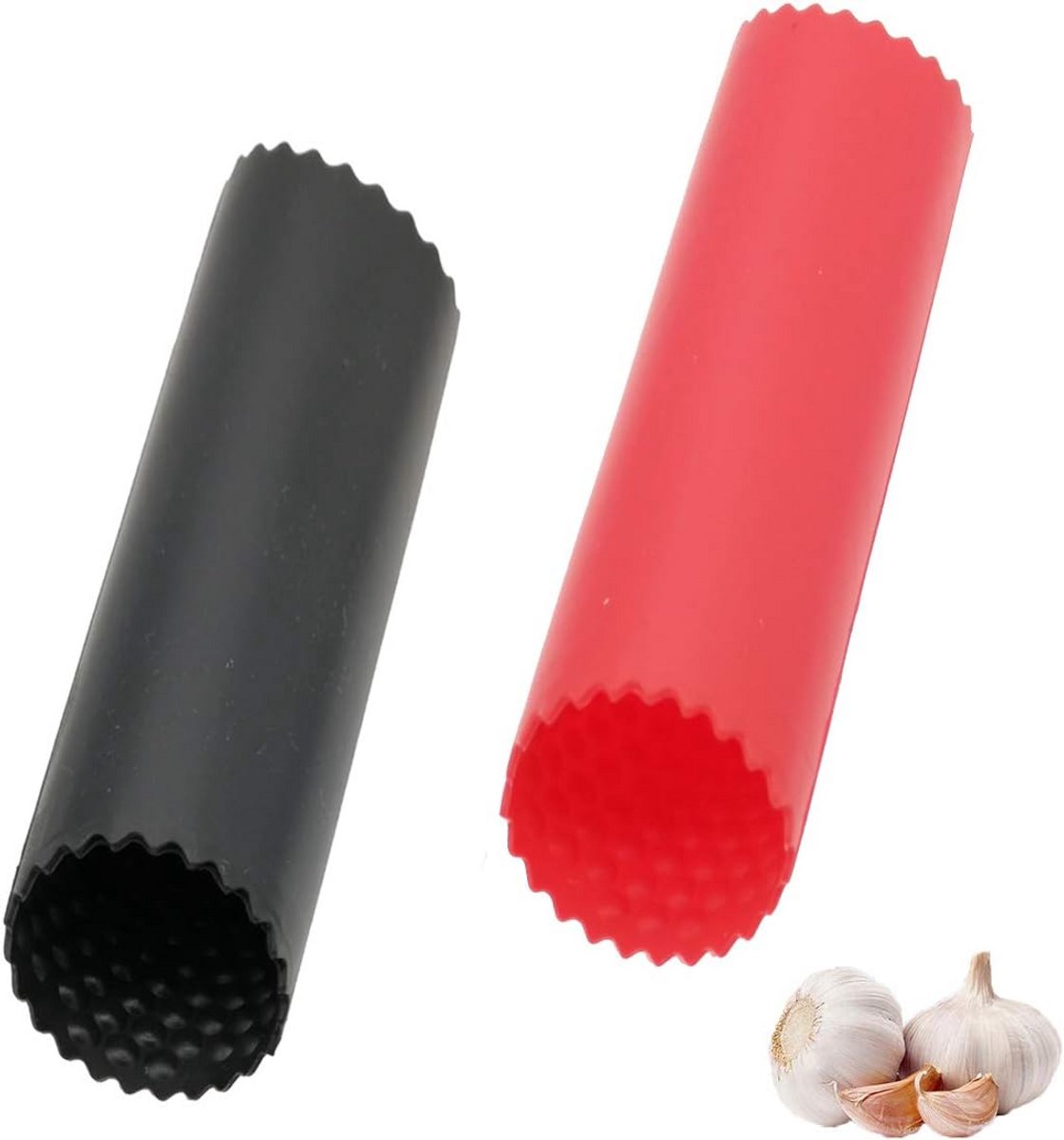 Siliconen Knoflook Dunschiller - 2 Stuks, Geurvrije Keuken Gadget