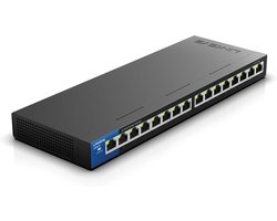 16-Port Gigabit Switch met PoE+ voor Bedrijven en Huizen - Tot 1000Mbps Ethernet Switch