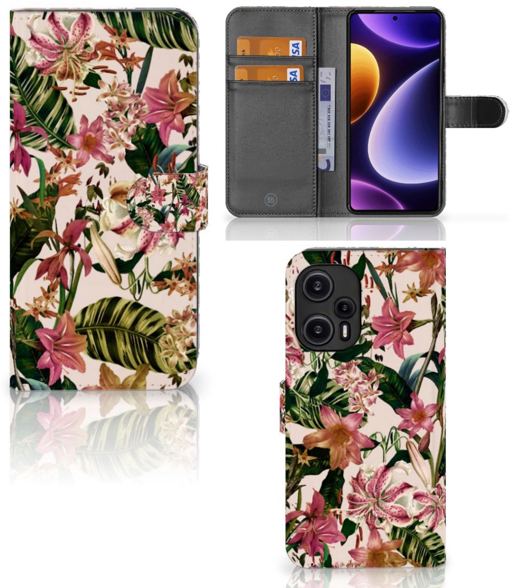 Xiaomi Poco F5 Hoesje Flowers