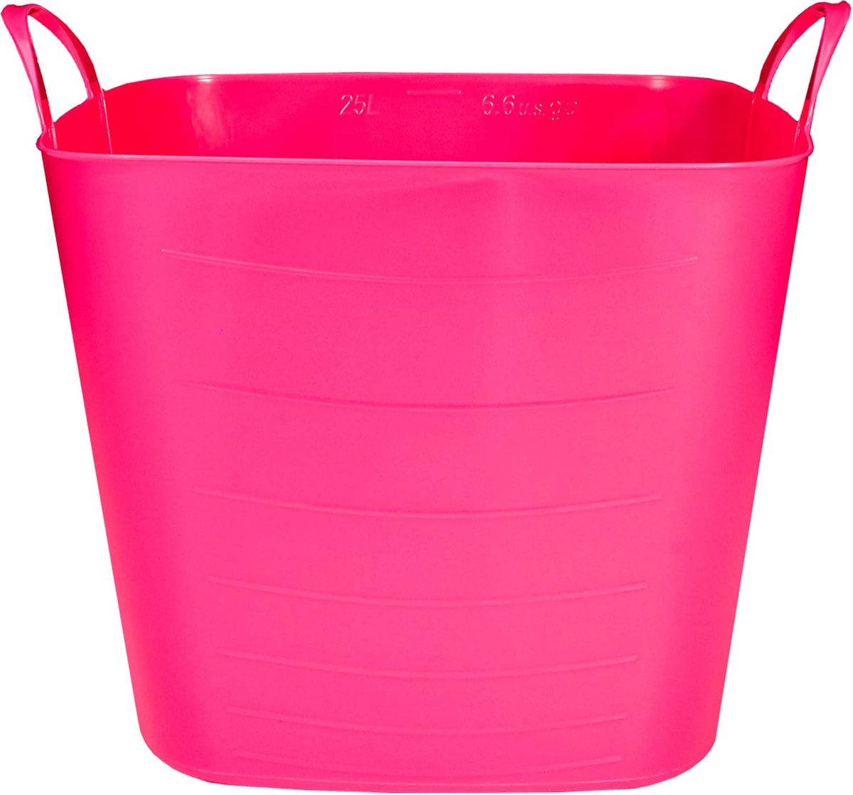 Roze kunststof mand 40L - Perfect voor wasgoed en meer
