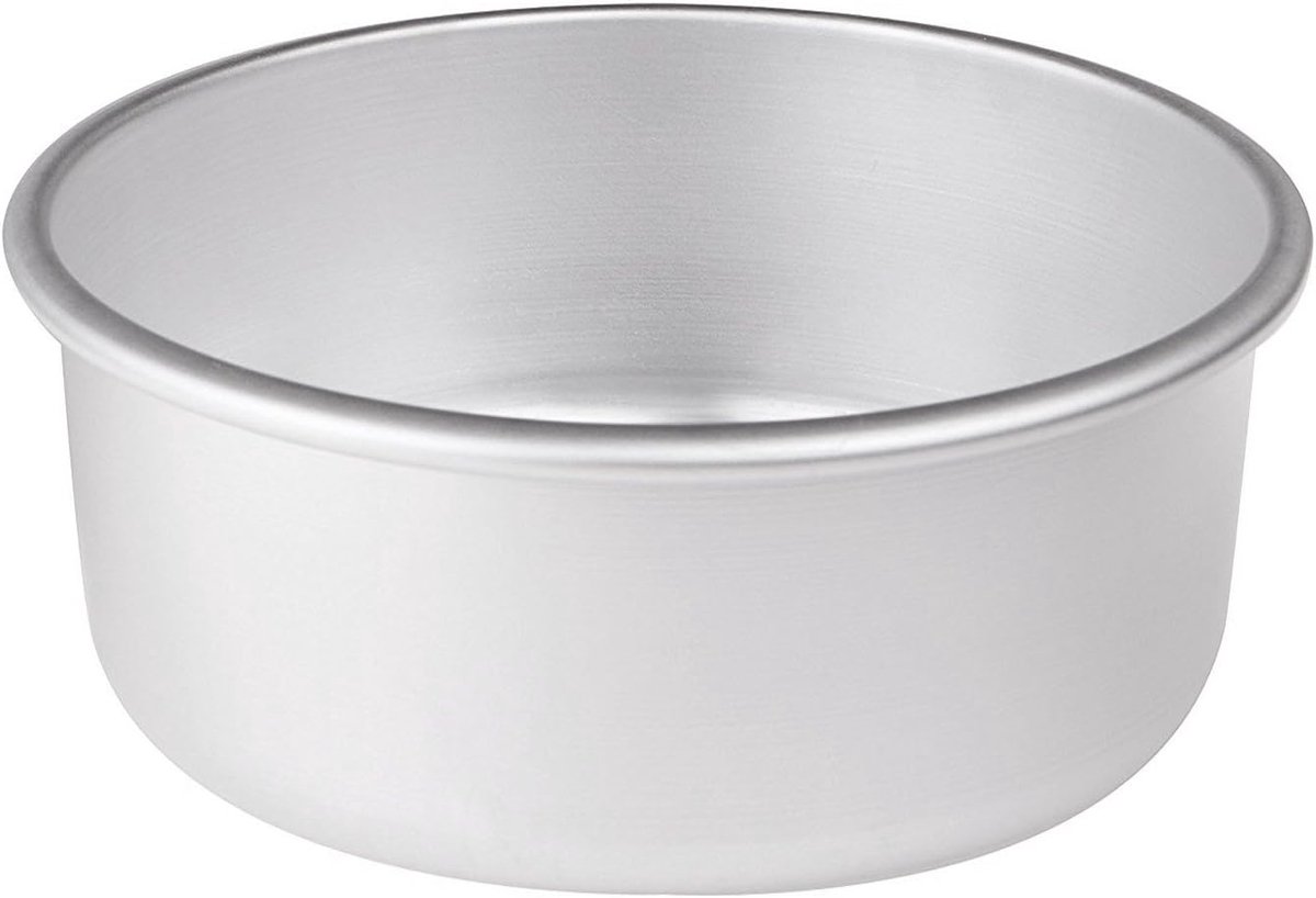 Conische taartvorm aluminium met rand - 20 cm hoog - 8 cm