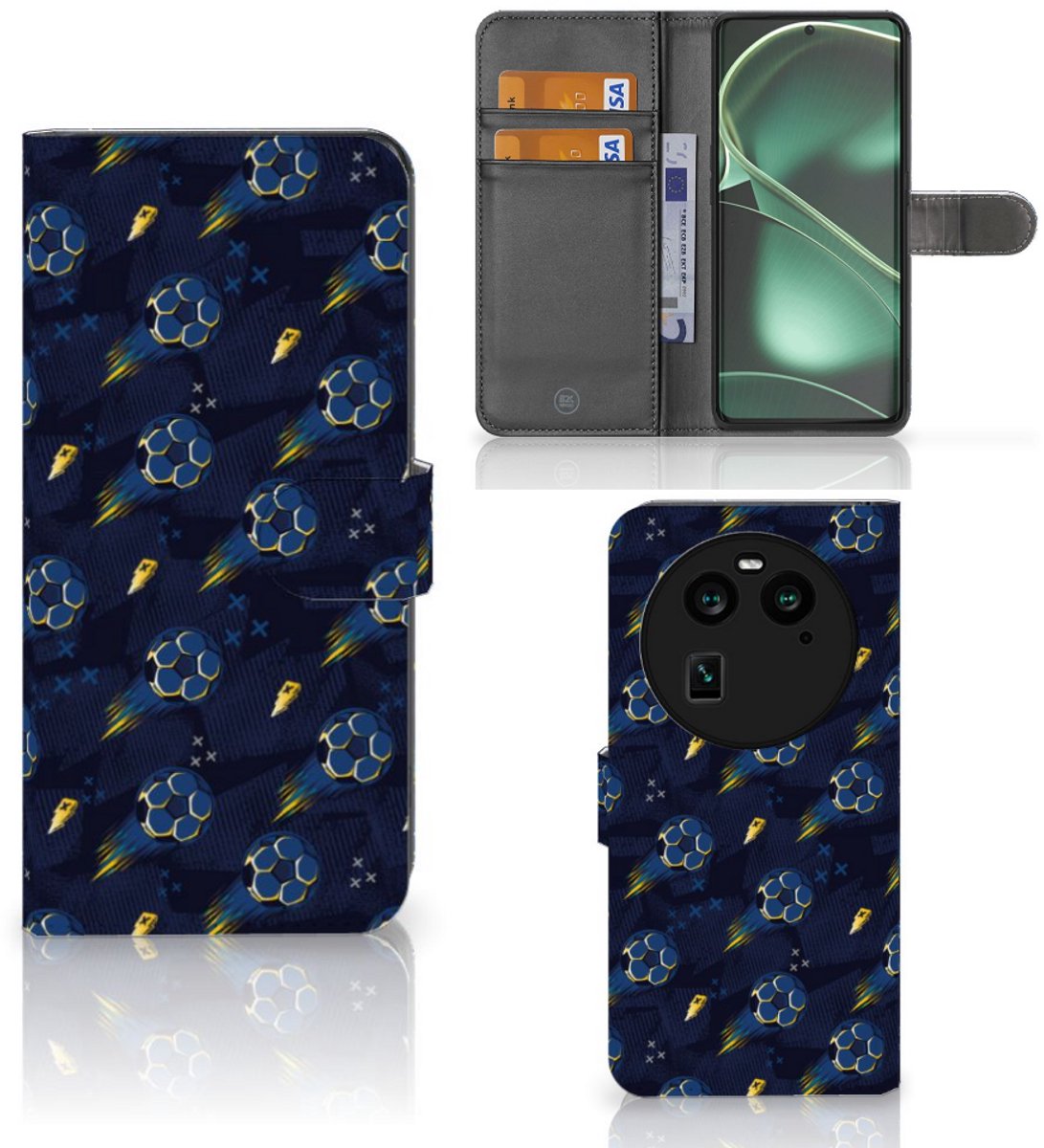 Telefoon Hoesje voor OPPO Find X6 Voetbal