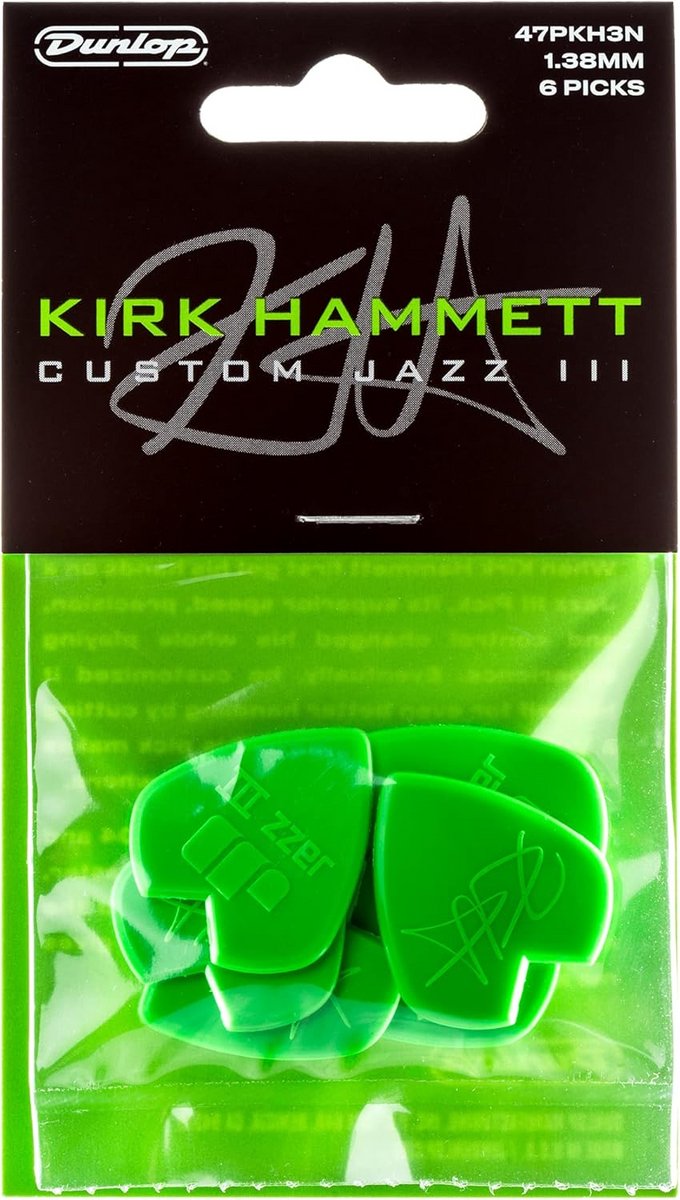 Kirk Hammet Kenmerkende Spelerspakket - 6 Stuks Picks