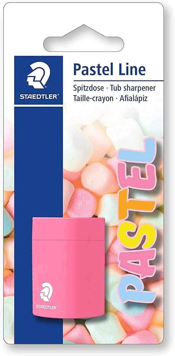 Pastel Kleurige Dozenslijper met Afsluitdeksel - Ideaal voor School