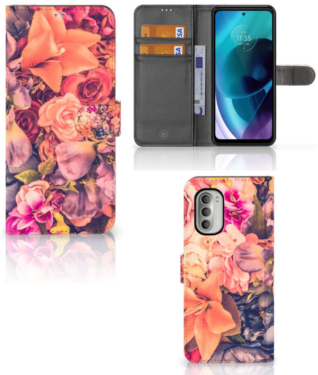 Motorola Moto G51 5G Hoesje Bosje Bloemen