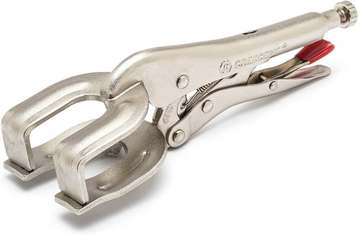 Zwitserse griptang 225mm met gebogen en rechte bek voor optimale grip