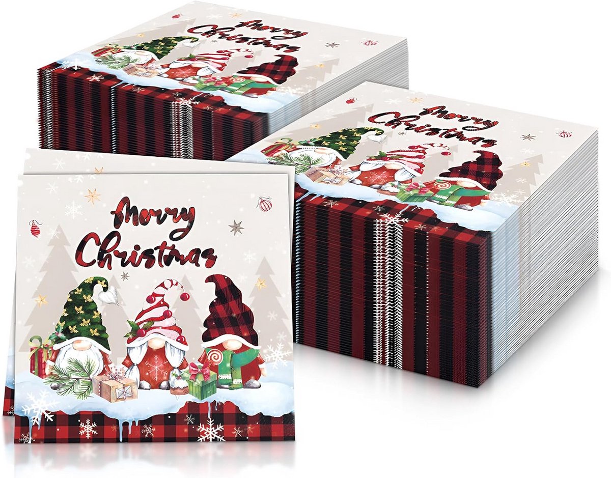 Kerstservetten voor Tafeldecoratie en Feestjes