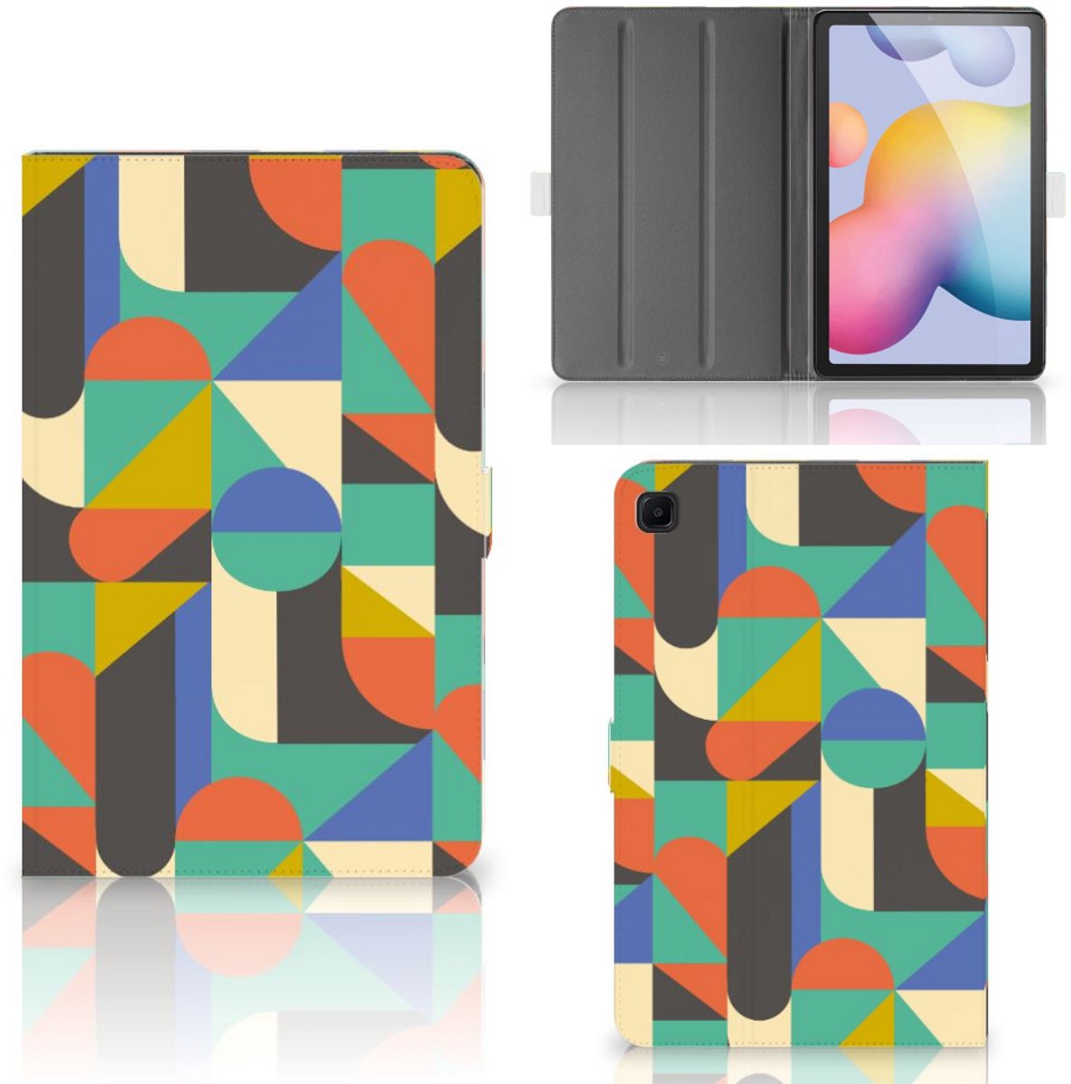 Samsung Galaxy Tab S6 Lite | S6 Lite (2022) Tablet Hoes Funky Retro