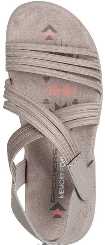 Skechers Sandaal Reggae Slim-Fit Sunny Side 2.0 164036/TPE Taupe