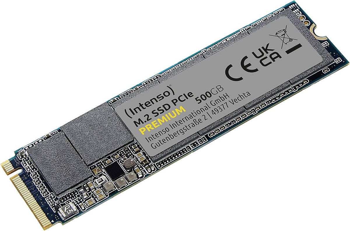 500 GB M.2 SSD PCIe met 2100 MB/s snelheid voor optimale prestaties