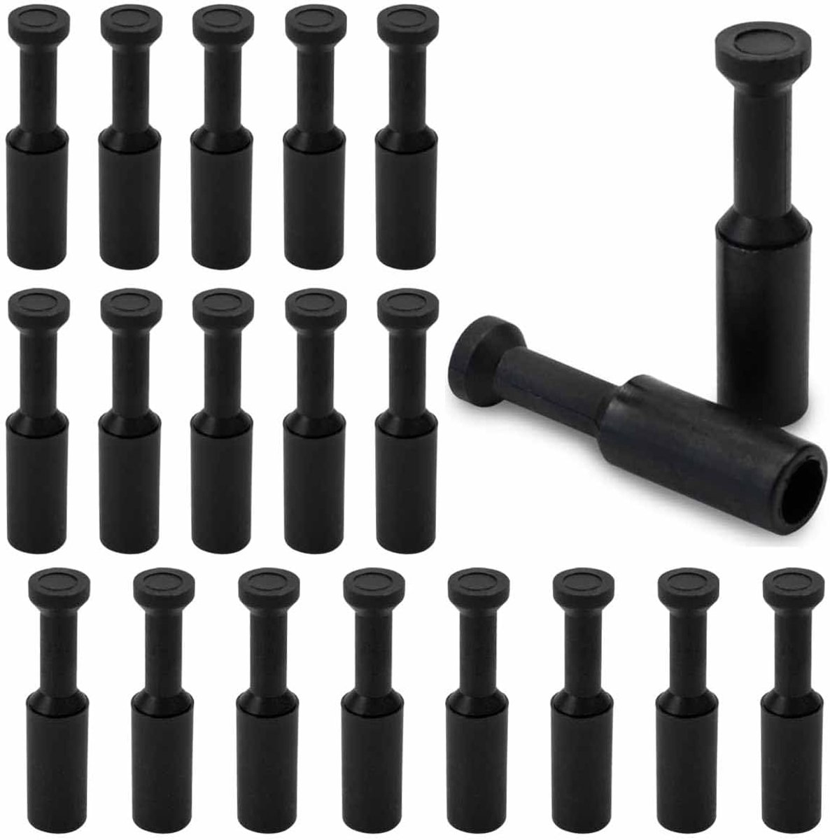 20 stuks 6 mm pneumatische blindstoppen van PBT-hars voor persluchttoepassingen