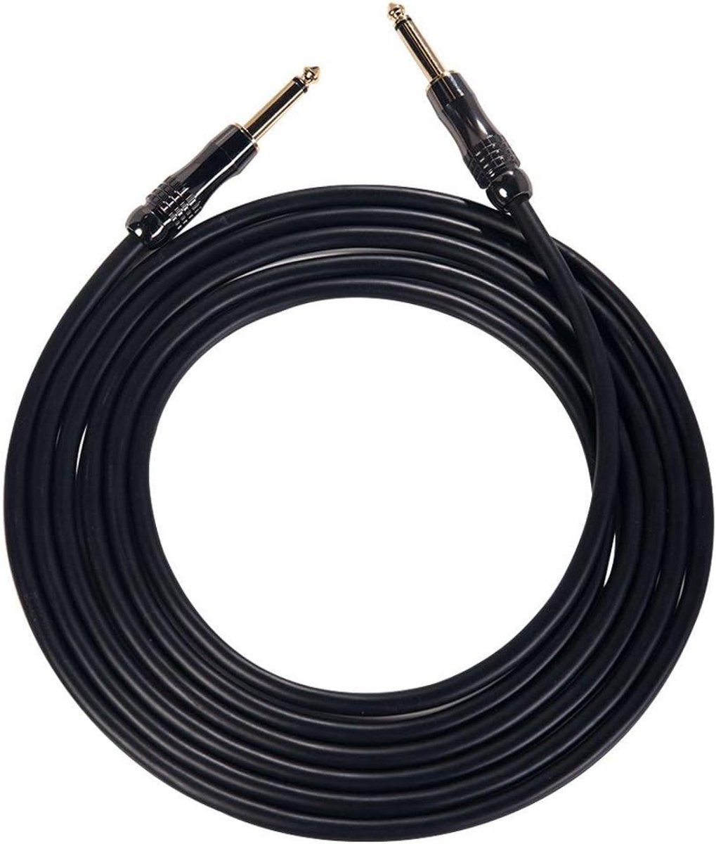 Geruisloze 6,35 mm Gitaarkabel - 3 Meter Instrumentkabel voor Optimale Geluidskwaliteit