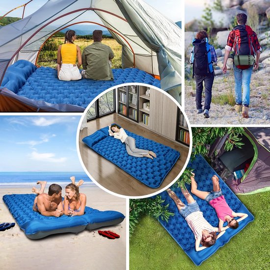 Zelfopblazende Campingmat voor Outdoor Avonturen van Merkloos — afbeelding 3