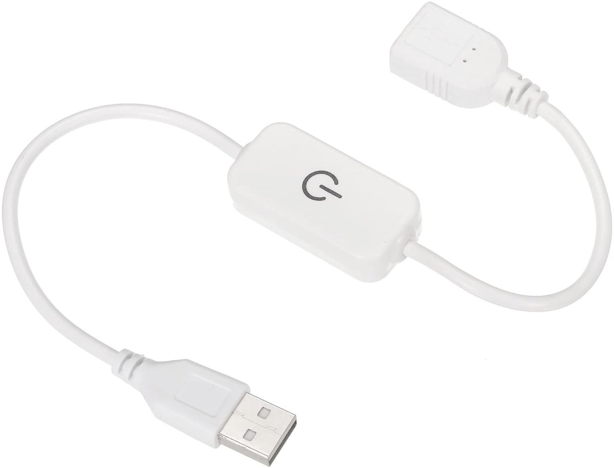 LED Touch-schakelaar Dimmer met USB, 5V, 3A - Regelbare Helderheid voor LED Verlichting