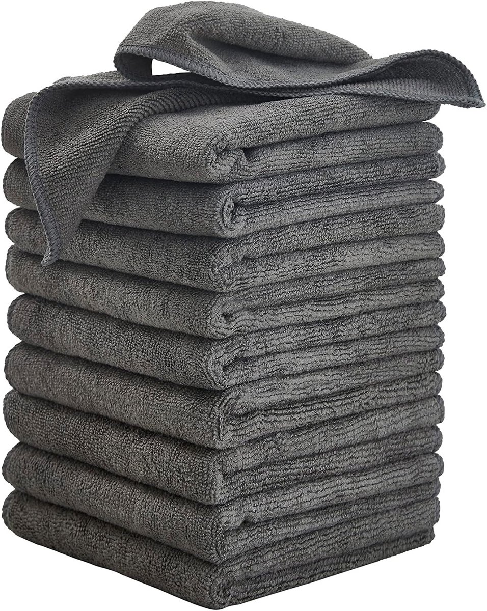 Microfiber reinigingsdoeken 32x32cm - Pluisvrij en Absorberend voor Thuis en Kantoor