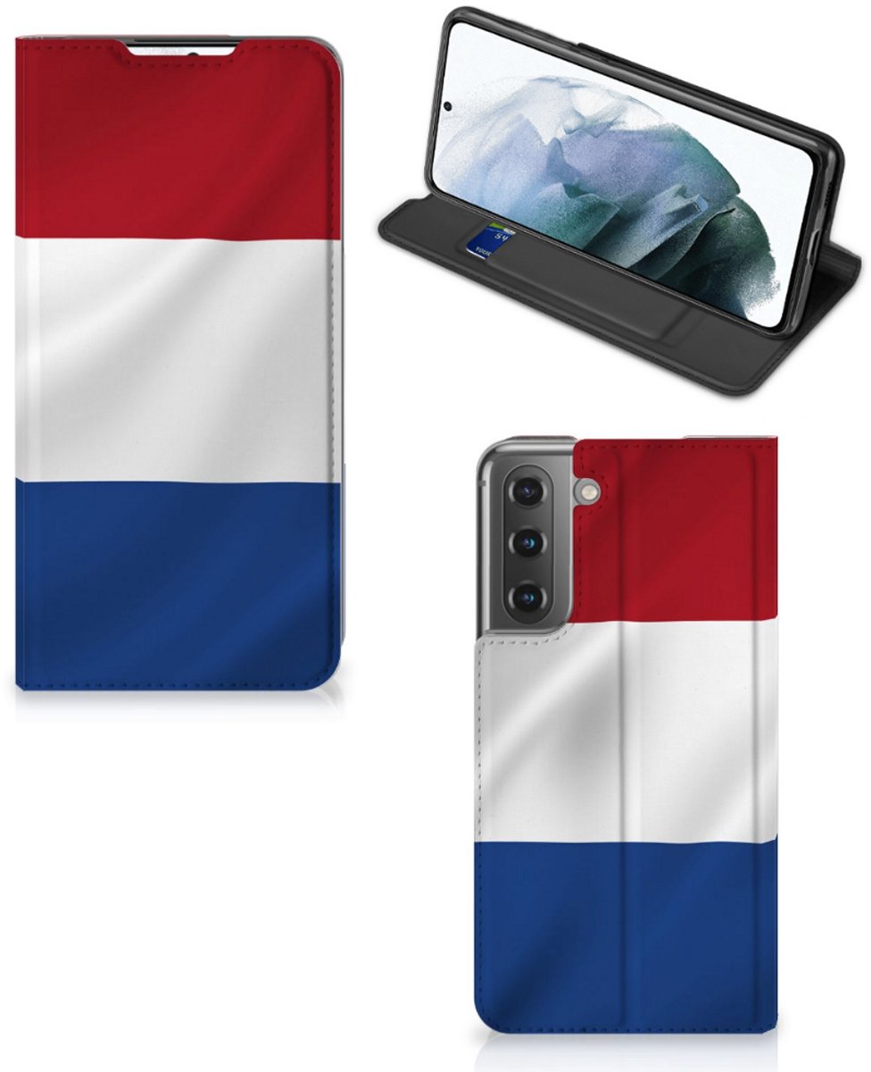 Samsung Galaxy S21 FE Standcase Nederlandse Vlag