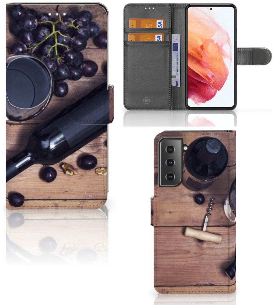 Samsung Galaxy S21 Book Cover Wijn