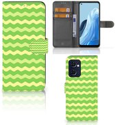 OPPO Trouver X5 Lite | Coque Reno 7 5G motif vagues vertes