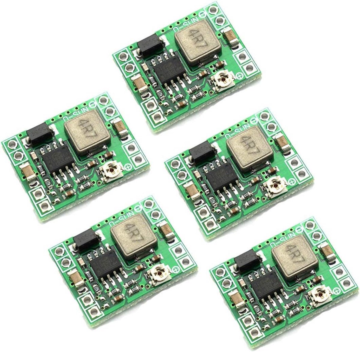 5Pcs MP1584EN Ultra Kleine DC-DC 3A Power Step-Down Modul Buck Converter