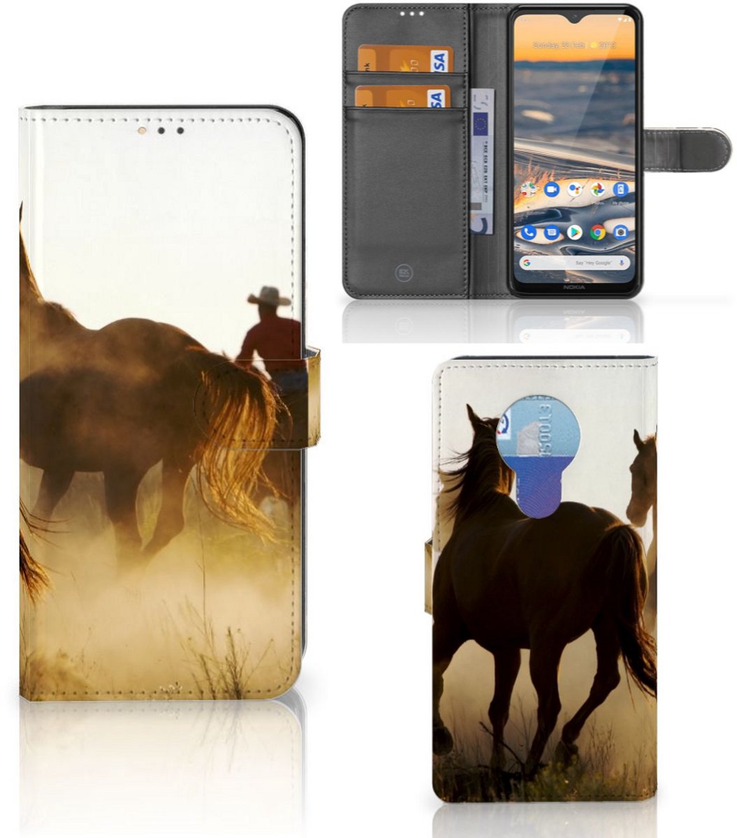 Nokia 5.3 Telefoonhoesje met Pasjes Design Cowboy