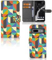 Coque Téléphone Google Pixel 7 Magnétique Etui Housse pour Funky Retro