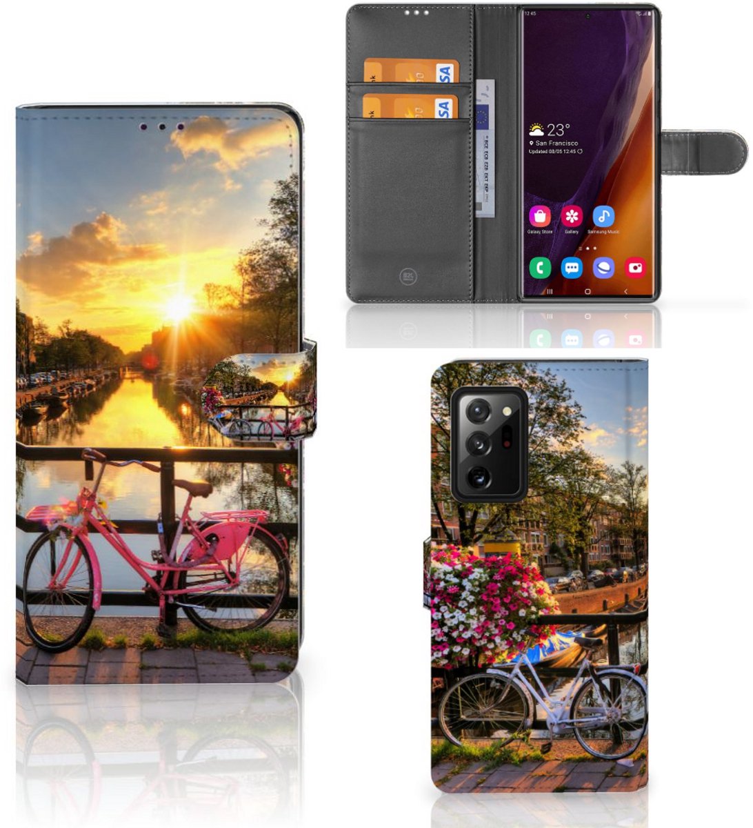 Samsung Galaxy Note20 Ultra Flip Cover Amsterdamse Grachten