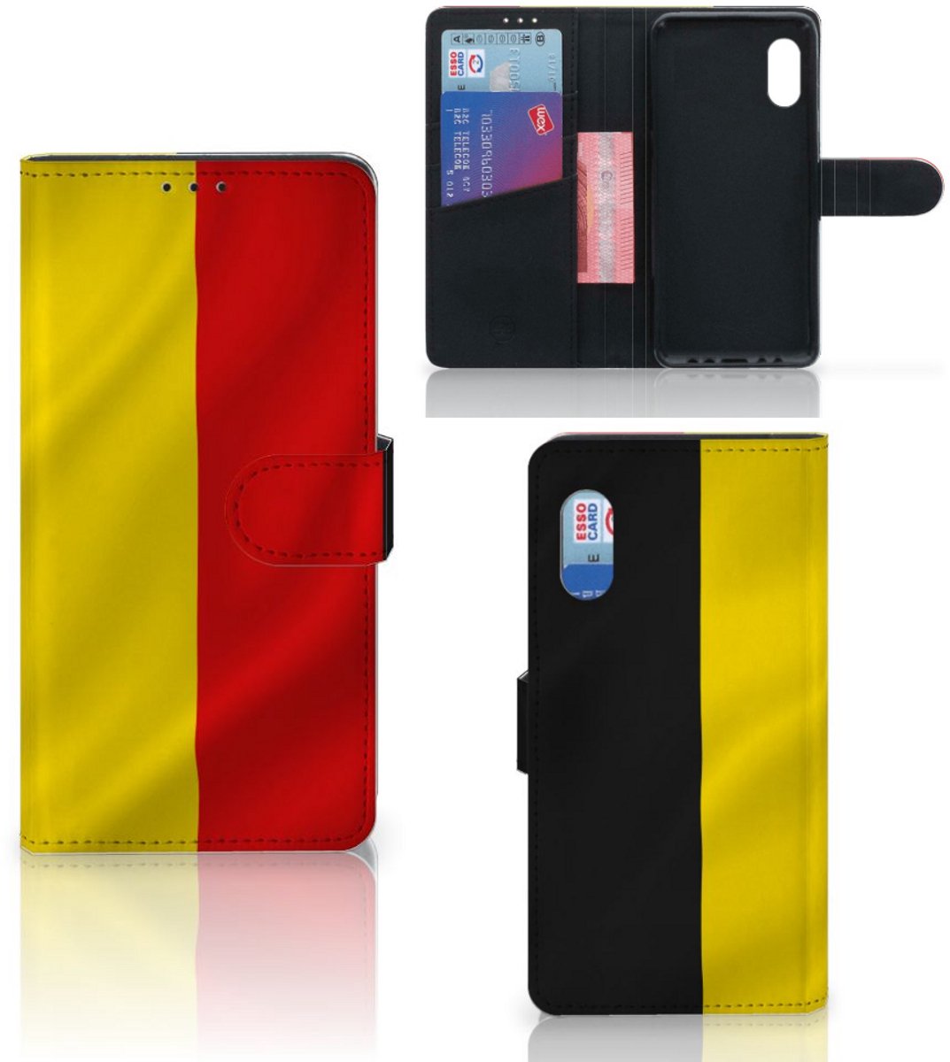 Samsung Xcover Pro Bookstyle Case Belgische Vlag