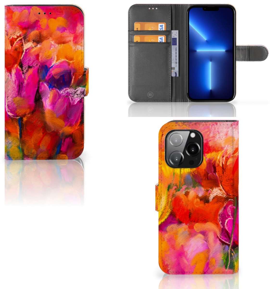 Hoesje iPhone 13 Pro Tulips