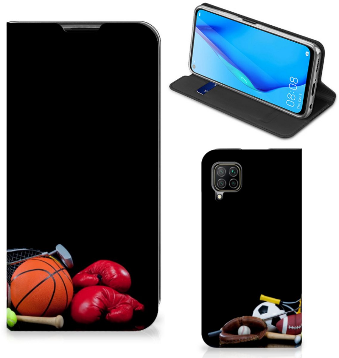 Huawei P40 Lite Hippe Standcase Sports