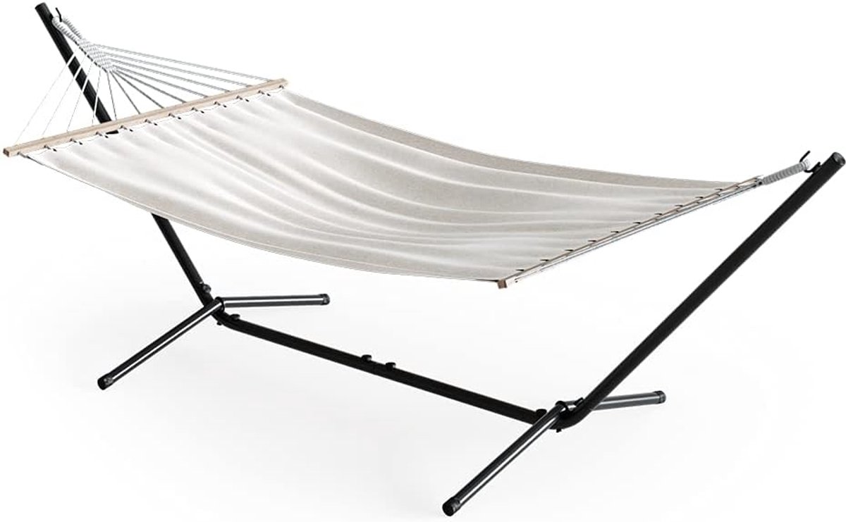 OK-Living Hangmat, Wit, 190 x 120 cm Metalen frame