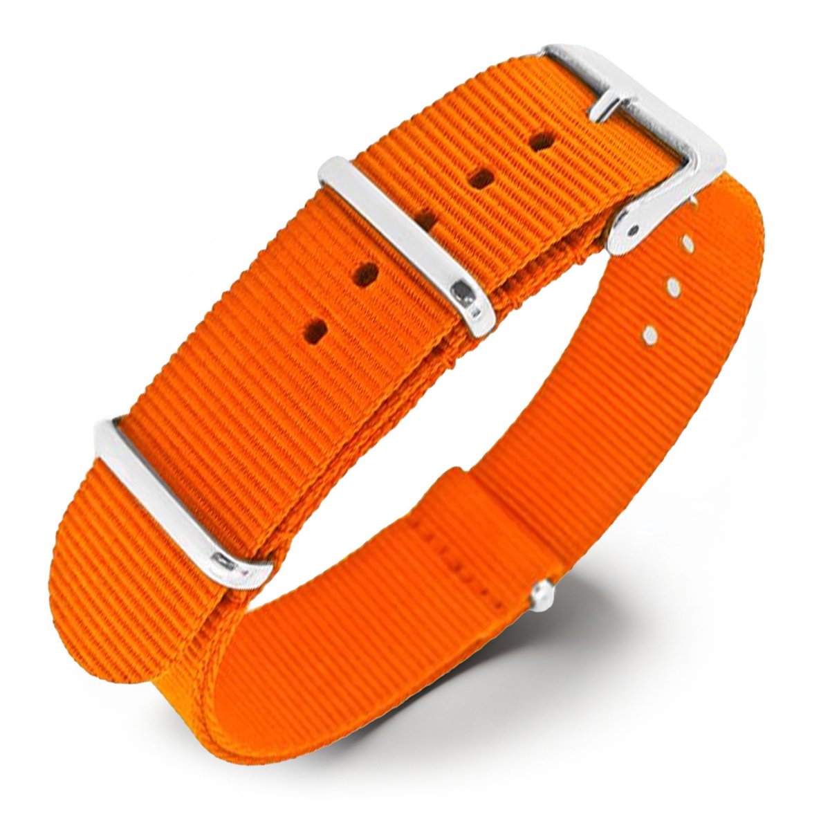 NATO Horlogeband G10 Military Nylon Strap - Oranje 18mm