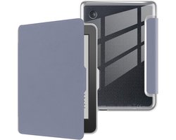 Hoesje voor 6 inch E-reader – Ultra heldere zachte flexibele transparante TPU achterkant met automatische slaap/waak functie