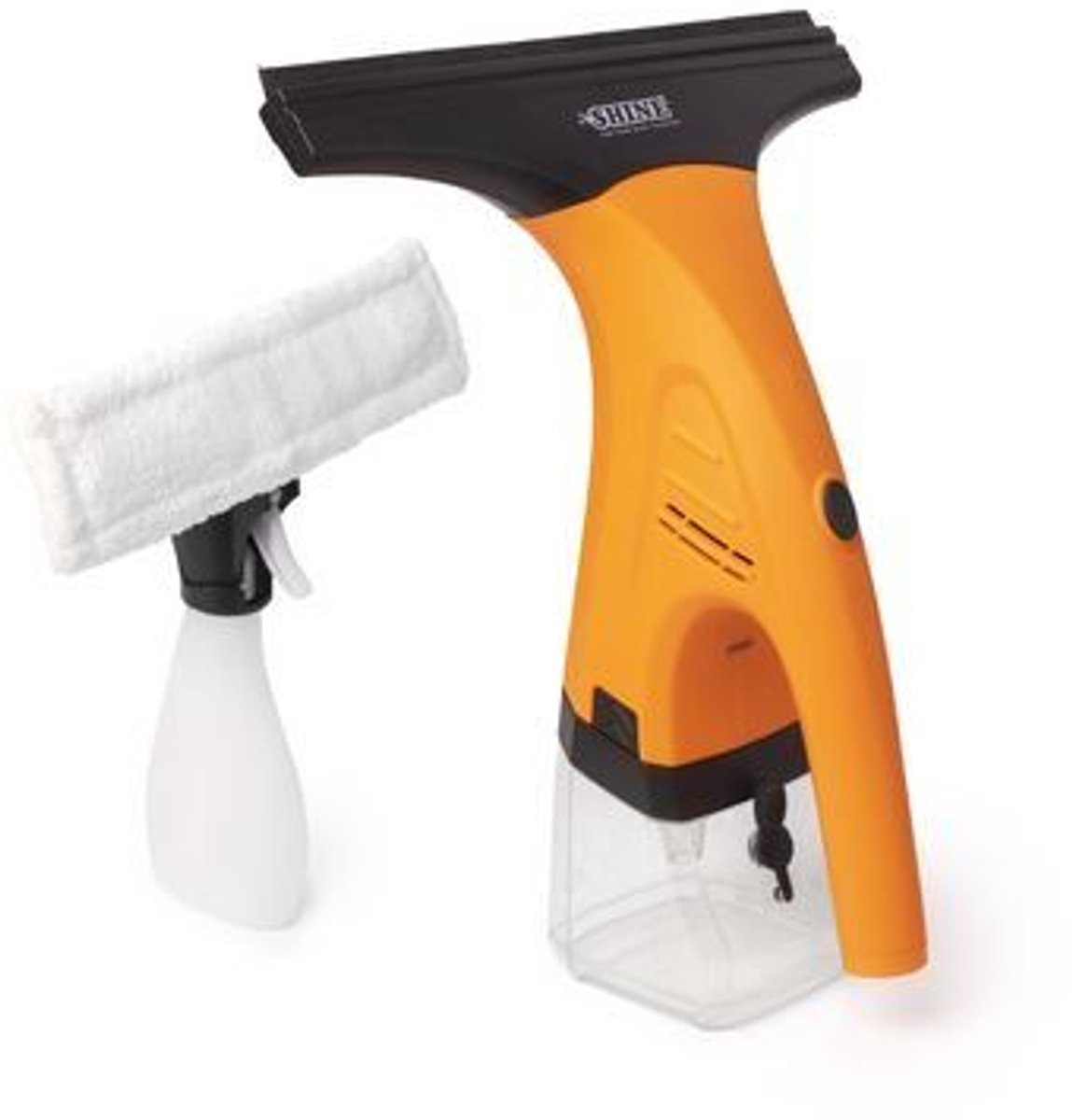 Shine 2-in-1 Raamreiniger - Ruitenreiniger Met Sprayen, Wissen En Opzuigen - 300 ml Reservoir - Li-ion Accu 30 min - 28 cm Opzetstuk