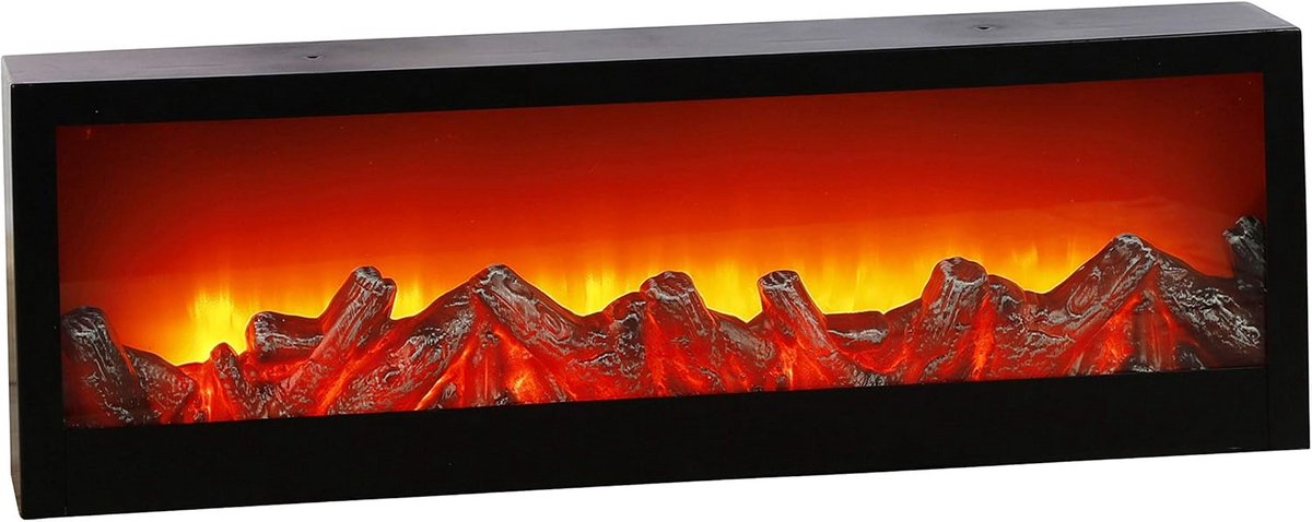 Decoratieve LED Open Haard met Imitatievuur en Warmwitte Verlichting