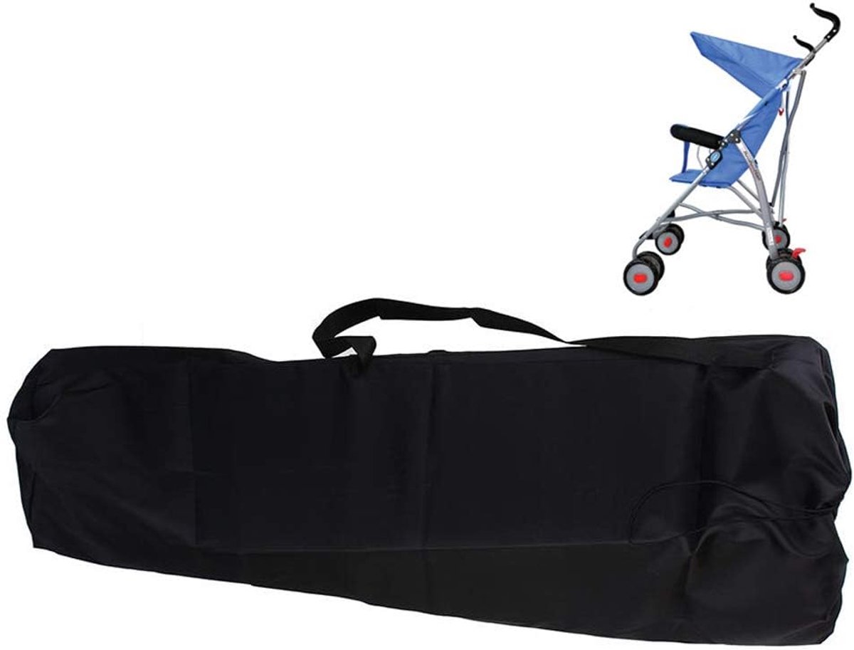 Universele wandelwagentas, draagtas voor kinderwagens, schoudertassen, waterdicht, licht, opslag, organisatie, kinderwagen, voor vliegtuig, reizen, auto, zwart