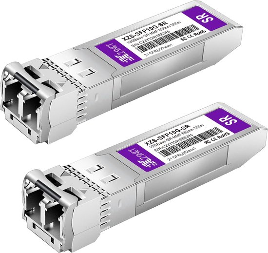 10G SFP+ Transceiver Module - Multimode Fiber LC Connector, Compatibel ...