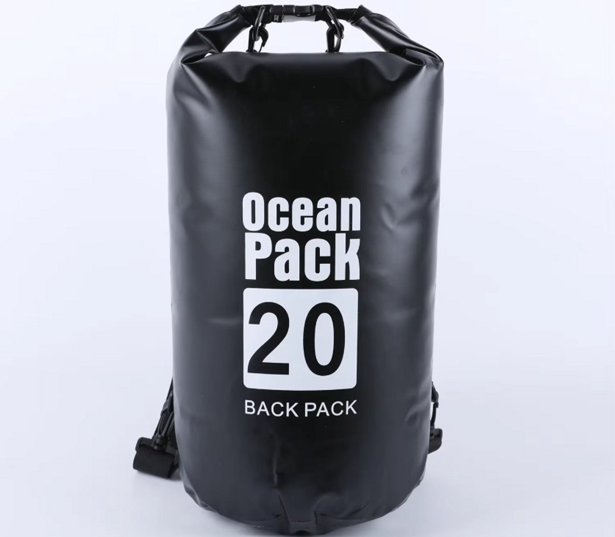 New Age Devi - Ocean Pack - Waterdichte Tas - 20L - Licht Zwart