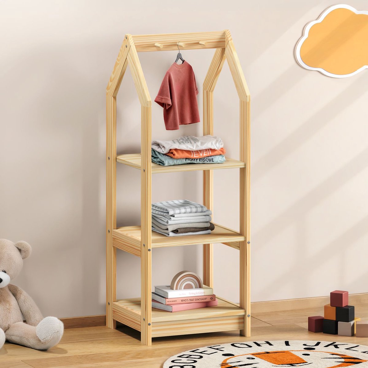 Kinderplank SALLY - Naturel