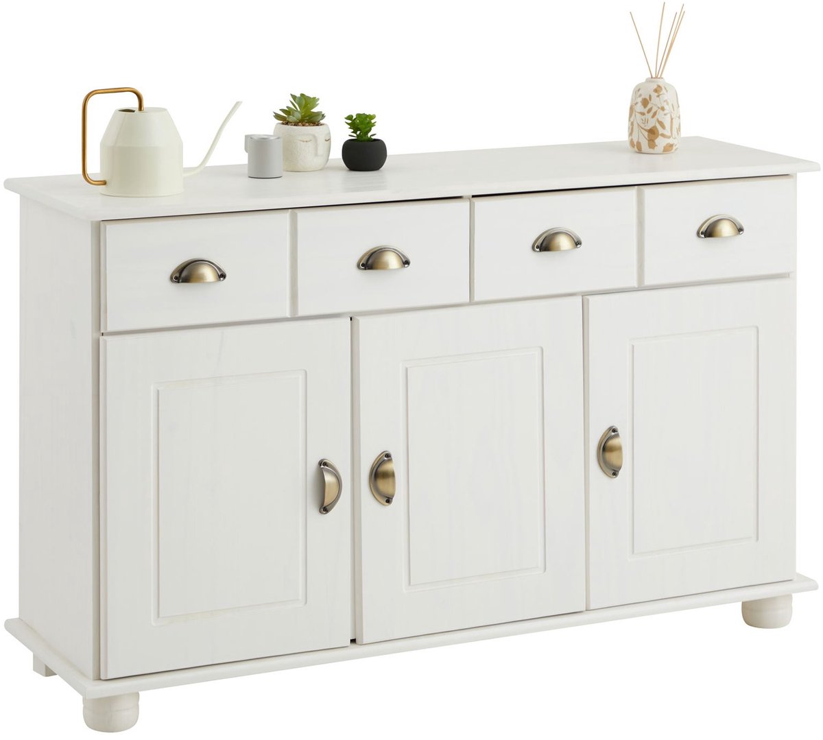 COLMAR dressoir, massief wit grenen Hoofdafbeelding