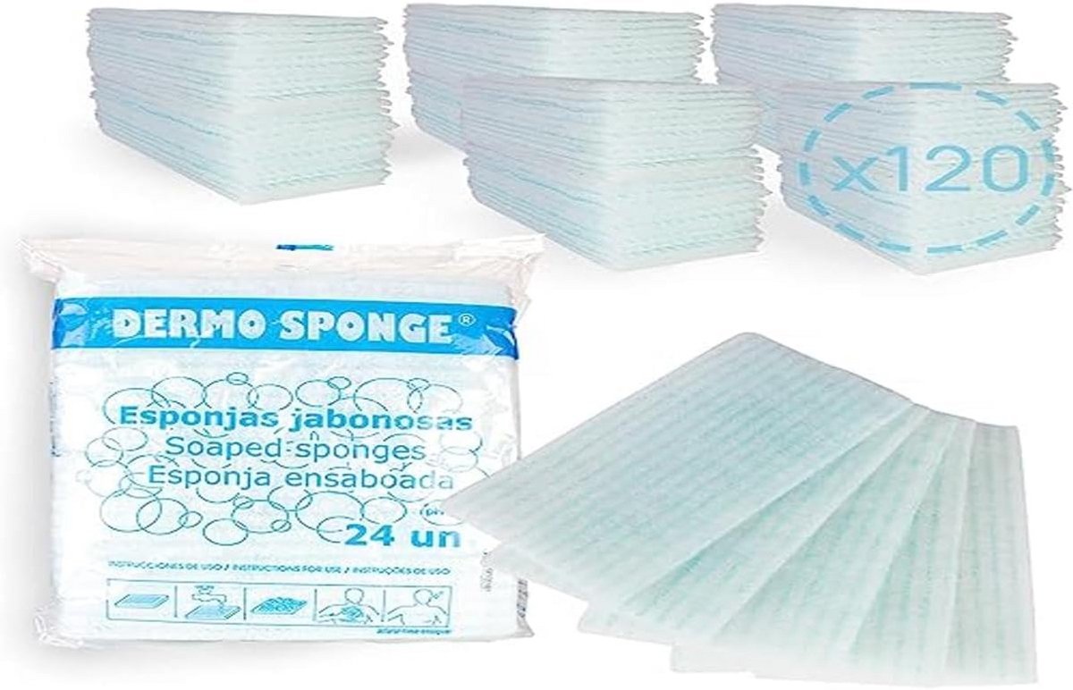 Wegwerp Zeep Sponges met Ingebouwde Zeep voor Volwassenen en Kinderen