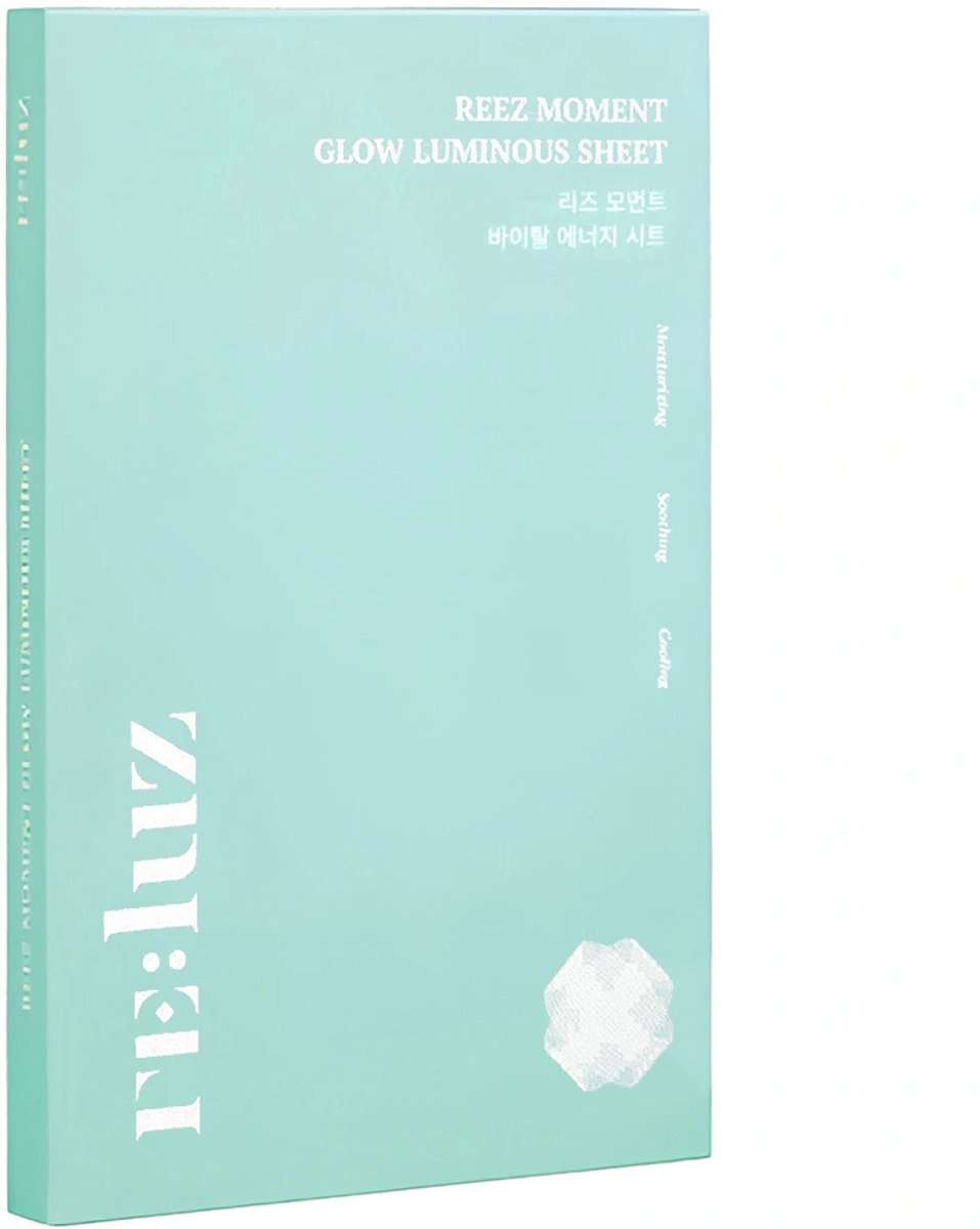 Reluz Glow Luminous Gel Sheet / Hydraterend hydrogelmasker met glowfactor 1 stuk