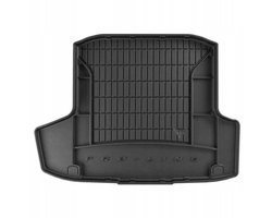 Premium Rubberen Kofferbakmat z Organizer Functie - Geschikt voor SKODA Octavia III Combi (2012-2019) - Versie met TWEE zij-nissen - Hoogwaardig TPE - Geurloos - Zwart