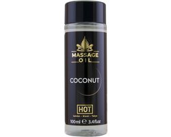 Hot - Coconut 100ml Massage olie - Transparant
