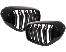Grille / Nieren Hoogglans Zwart "Double Bar" M-Look – Voor BMW 5-Serie (G30, G31) – 2017+