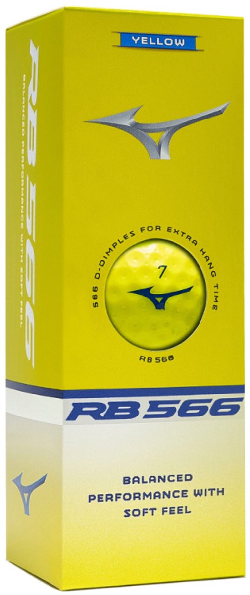 Mizuno RB566 Golfballen 2026 - Geel -12 Stuks van Merkloos — afbeelding 4