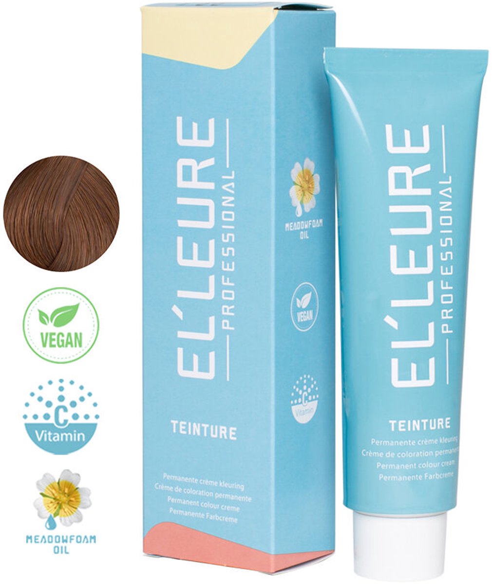 Elleure Haarverf - Teinture 6.4 donker koperblond - 100 ml