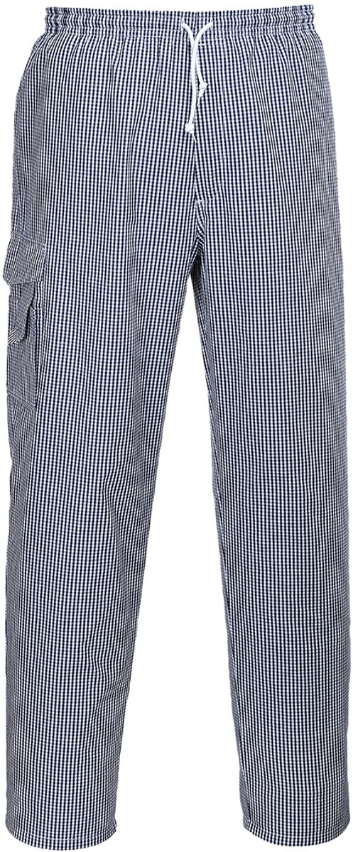 Portwest Chester koksbroek C078 - Blauwe Check - XXL