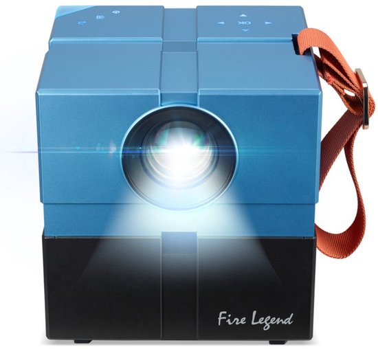 AOPEN Portable LED, QH12a, Beamer, HD Resolution, 135 lm Brightness, Blauw