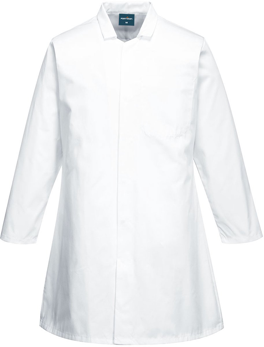 Portwest Voedingsindustrie jas met 1 zak 2202 - Wit - 5XL