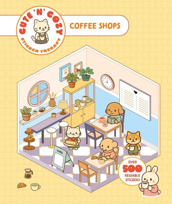 Cute 'n' Cozy Sticker Therapy Series- Cute 'n' Cozy Sticker  ... - cover